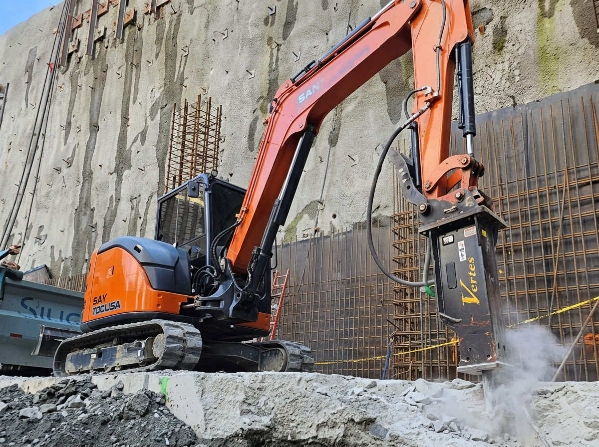 High-Rise Ventilation Shaft Excavation